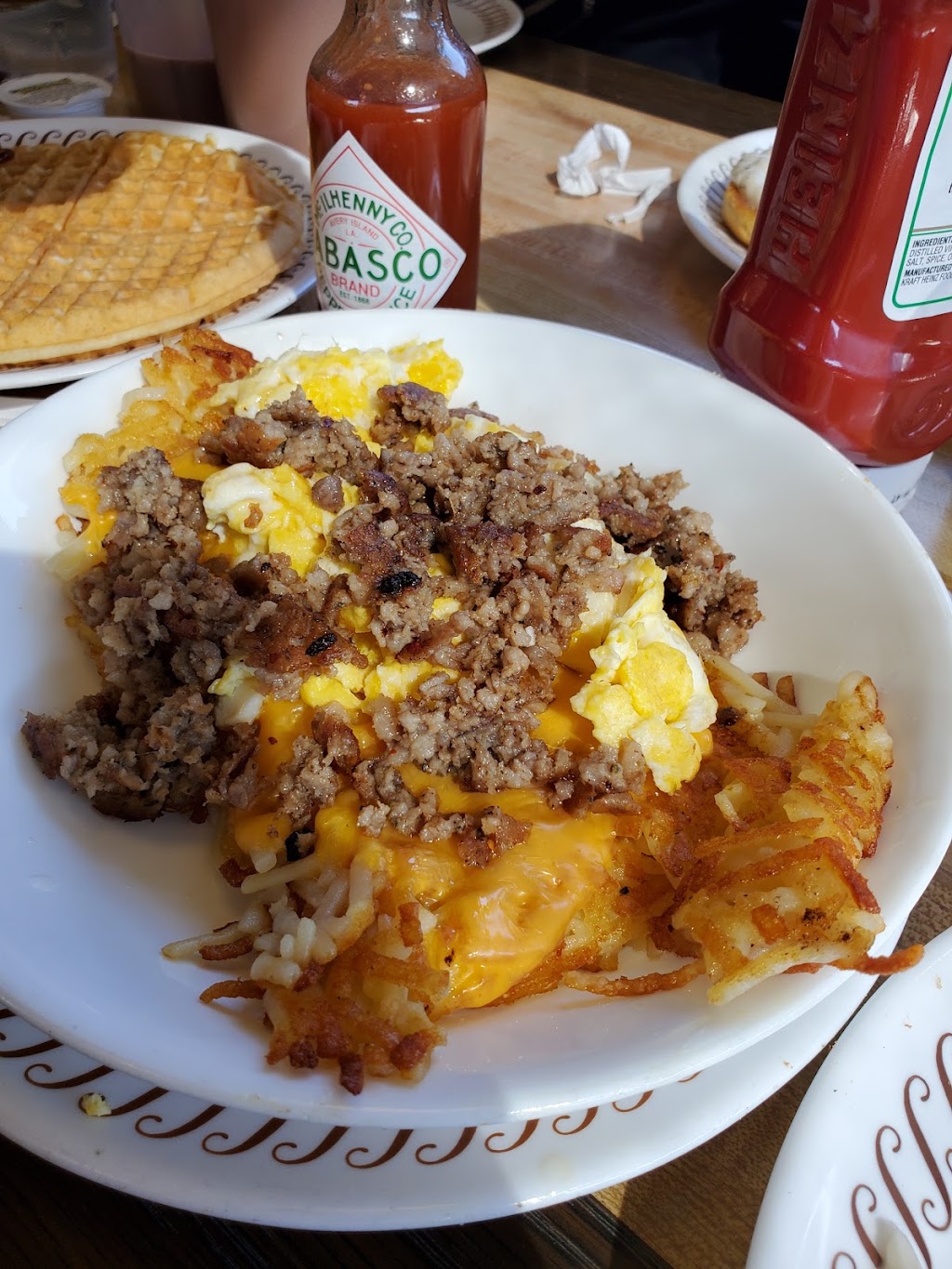 Waffle House | meal takeaway | 7329 N Davis Hwy, Pensacola, FL 32504, USA | 8509699332 OR +1 850-969-9332