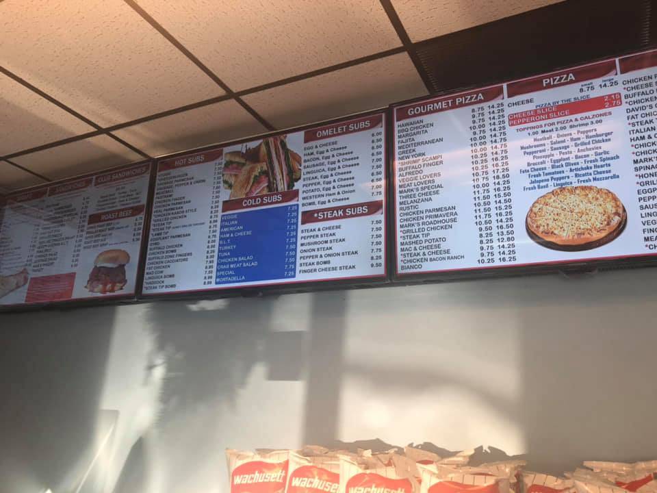 Marks Pizza | meal takeaway | 275 Asbury St, South Hamilton, MA 01982, USA | 9784680188 OR +1 978-468-0188