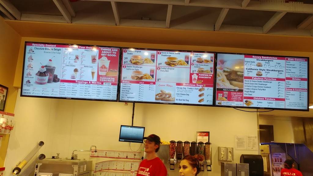 Freddys Frozen Custard & Steakburgers | restaurant | 4675 W Charleston Blvd, Las Vegas, NV 89102, USA | 7028226543 OR +1 702-822-6543