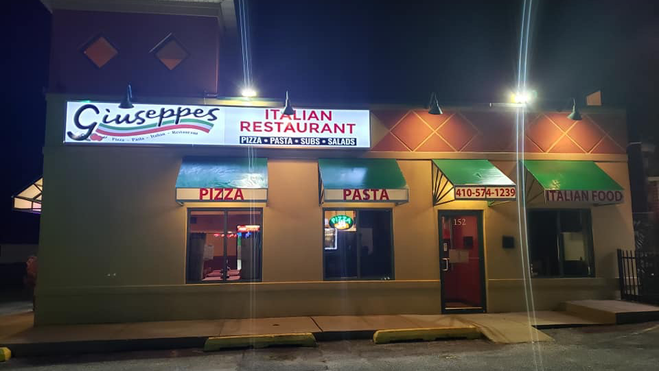 Giuseppe’s Italian Restaurant | restaurant | 152 Back River Neck Rd, Essex, MD 21221, USA | 4103916398 OR +1 410-391-6398