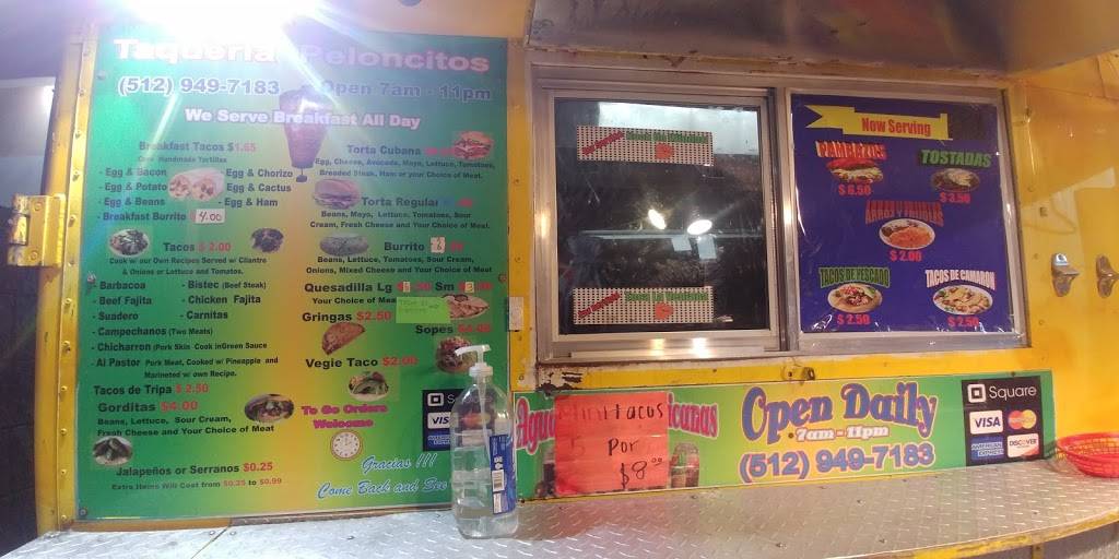 Taqueria Peloncitos | restaurant | 5303 Nuckols Crossing Rd, Austin, TX 78744, USA | 5129497183 OR +1 512-949-7183