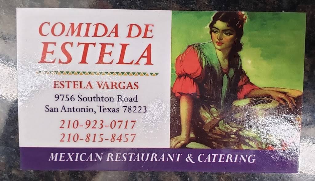Comida de Estela | restaurant | 9756 Southton Rd, San Antonio, TX 78223, USA | 2109230717 OR +1 210-923-0717