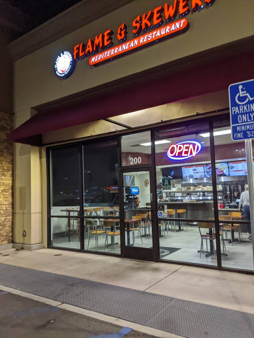 Flame & Skewers Mediterranean Restaurant | restaurant | 1211 Allen Rd #200, Bakersfield, CA 93314, USA | 6612183000 OR +1 661-218-3000