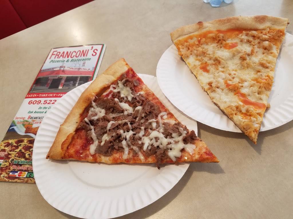 Franconis Pizza | restaurant | 3318 Boardwalk, Wildwood, NJ 08260, USA | 6095222800 OR +1 609-522-2800
