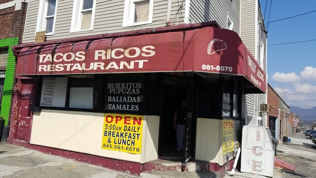 Tacos Ricos | restaurant | 15 Mill St, Newburgh, NY 12550, USA | 8455616070 OR +1 845-561-6070