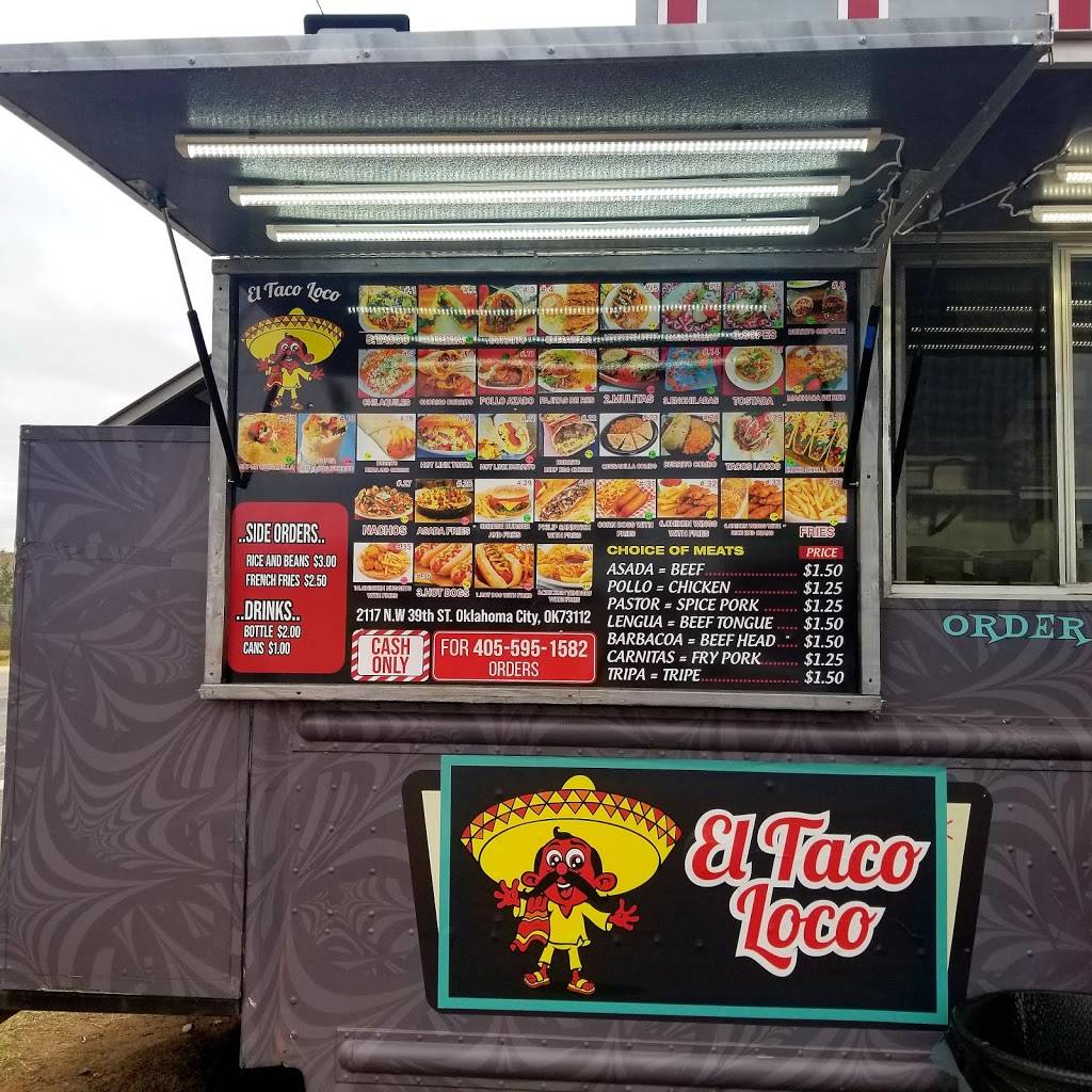 El Taco Loco Food Truck | restaurant | Oklahoma City, OK 73112, USA | 4055951582 OR +1 405-595-1582
