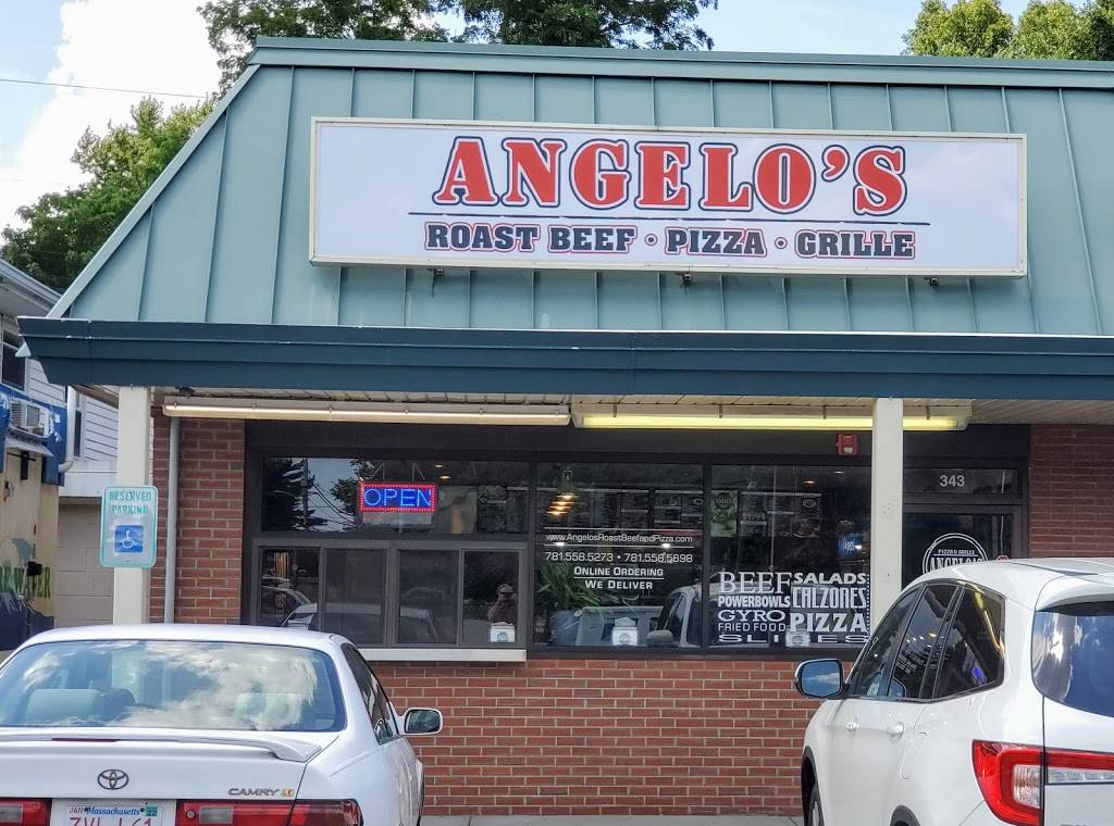 Angelos Roast Beef and Pizza | restaurant | 343 Main St, Saugus, MA 01906, USA | 7815585273 OR +1 781-558-5273