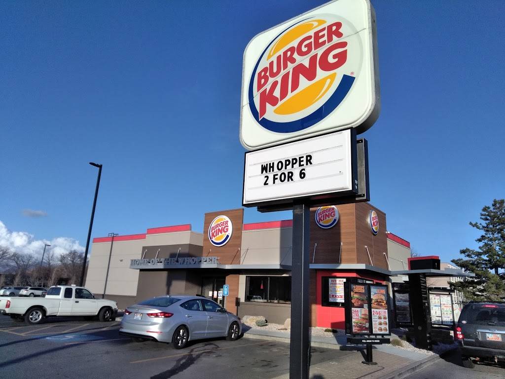 Burger King | restaurant | 1660 W North Temple, Salt Lake City, UT 84116, USA | 8013558539 OR +1 801-355-8539