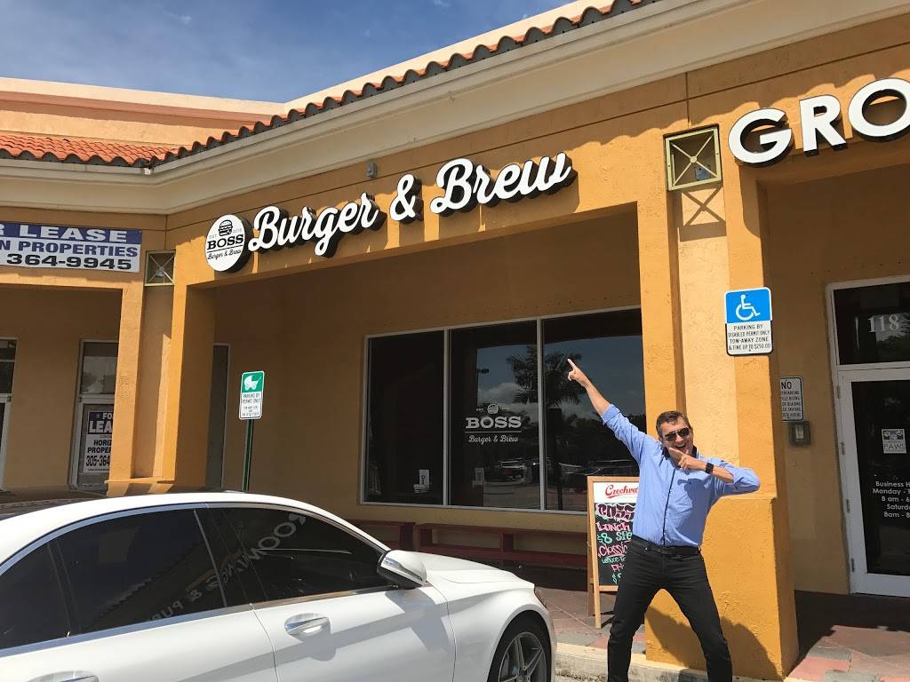 Boss Burger & Brew | restaurant | 18600 NW 87th Ave #117, Hialeah, FL 33015, USA | 7866573702 OR +1 786-657-3702