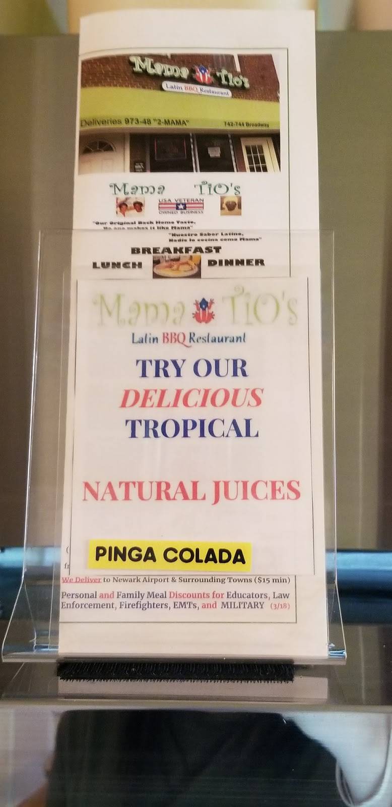 Mama Tios | restaurant | 742 Broadway, Newark, NJ 07104, USA | 9734826262 OR +1 973-482-6262