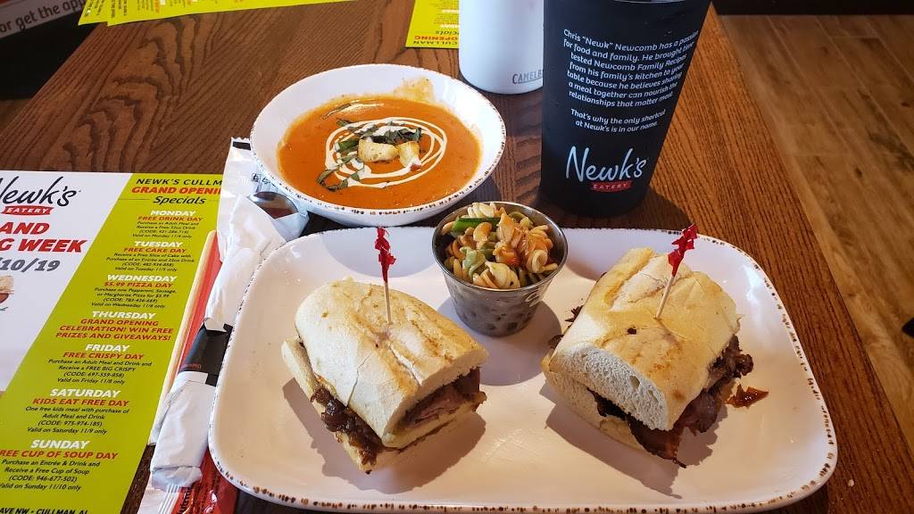 Newks Eatery | restaurant | 410 2nd Ave NW, Cullman, AL 35055, USA | 2568415328 OR +1 256-841-5328