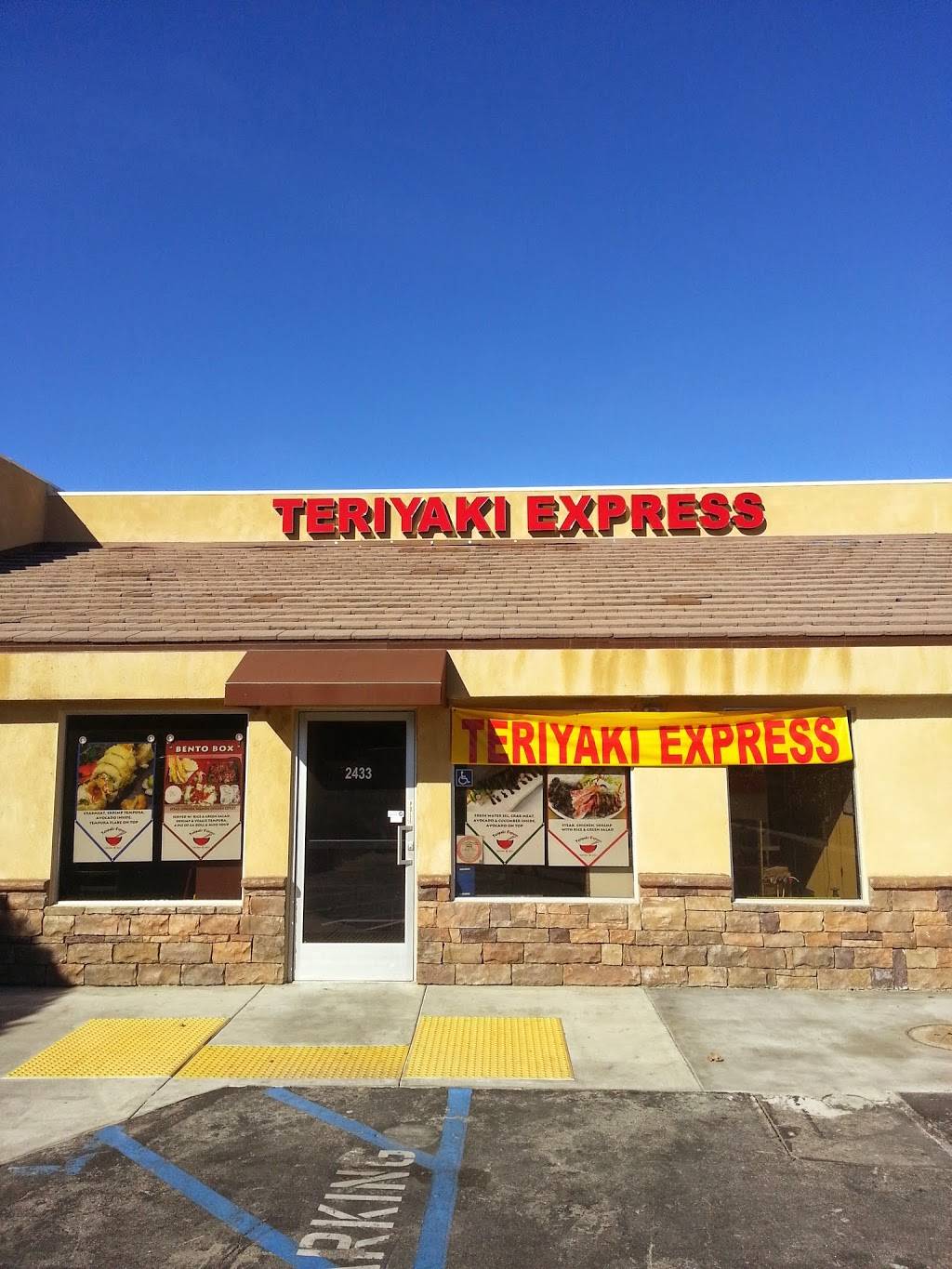 Teriyaki Express | restaurant | 2433 E Orangethorpe Ave, Fullerton, CA 92831, USA | 7146260947 OR +1 714-626-0947
