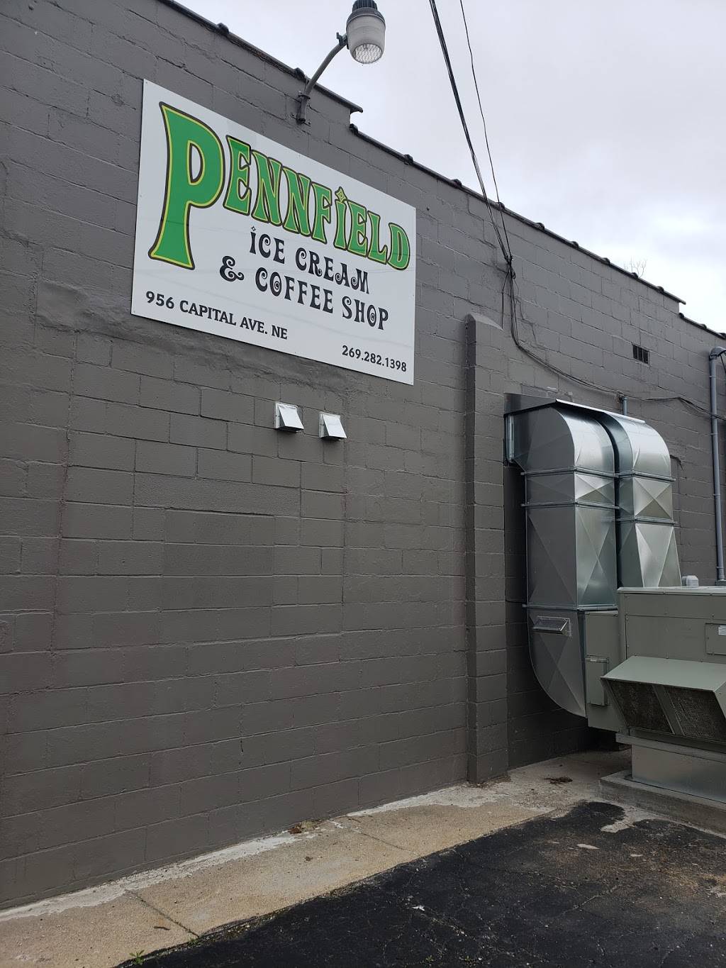Pennfield Ice Cream & Coffee Shop | restaurant | 956 Capital Ave NE, Battle Creek, MI 49017, USA | 2692821398 OR +1 269-282-1398