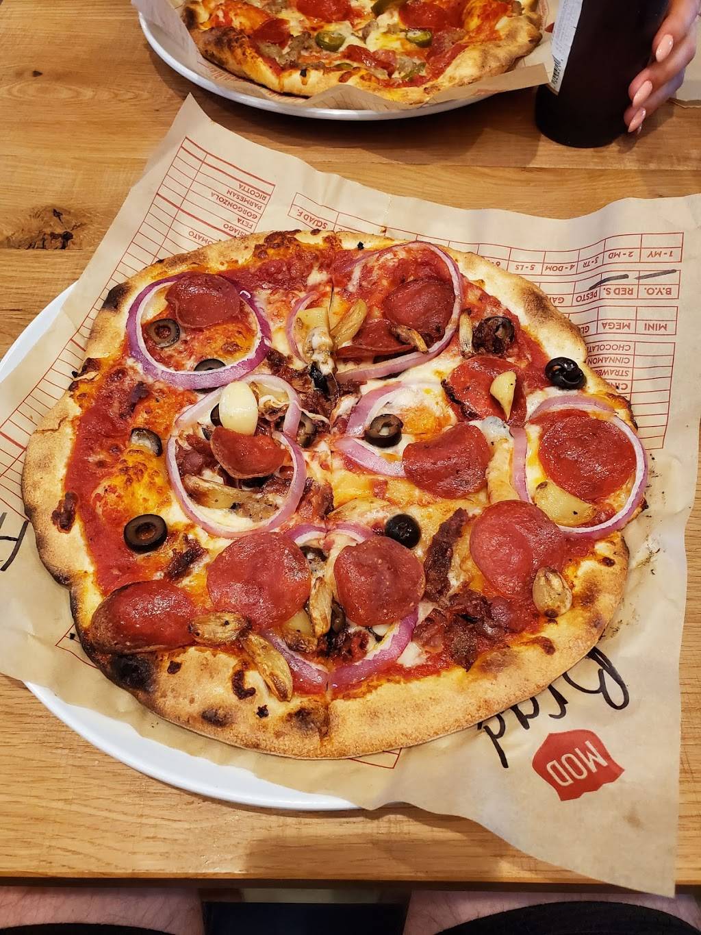 MOD Pizza | restaurant | 1013 University Blvd, Suffolk, VA 23435, USA | 7575387590 OR +1 757-538-7590