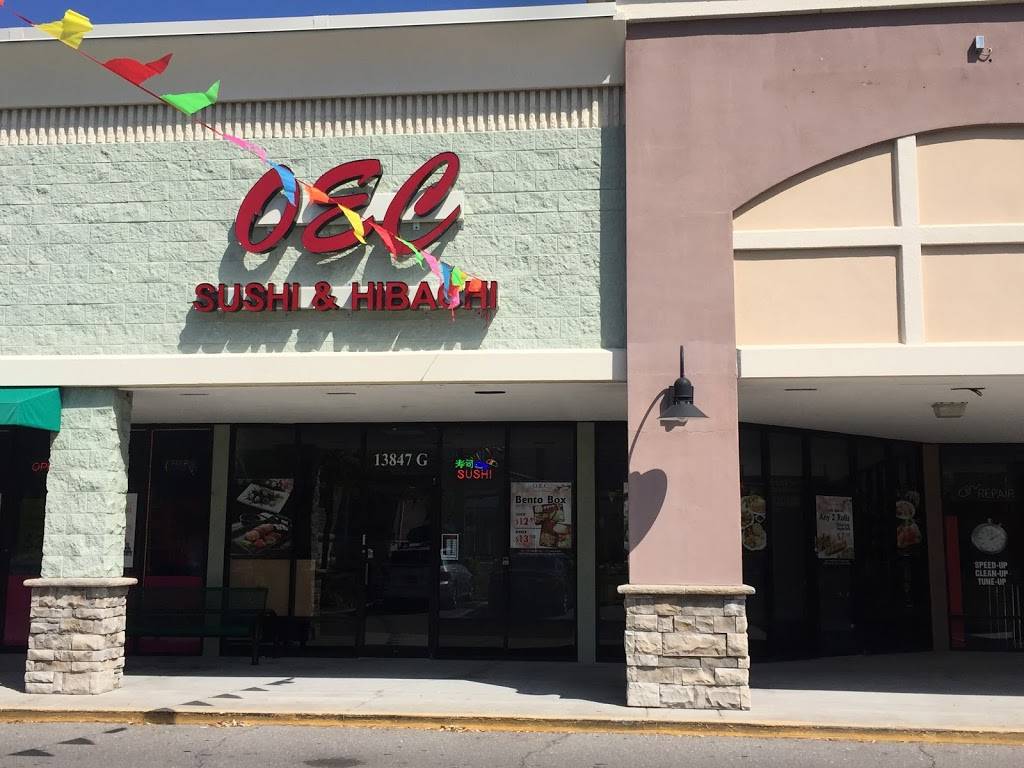 O.E.C. Japanese Sushi & Hibachi | restaurant | 13847 Walsingham Rd, Largo, FL 33774, USA | 7273666126 OR +1 727-366-6126