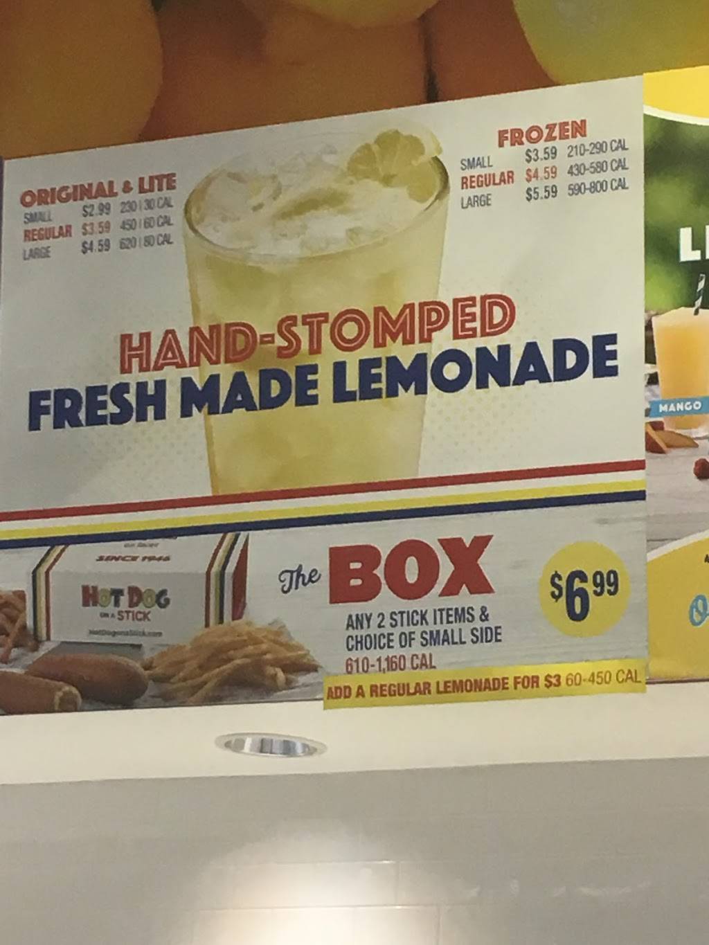 Hot Dog on a Stick | restaurant | 2015 Birch Road Sp. #503, Chula Vista, CA 91915, USA | 6193974384 OR +1 619-397-4384