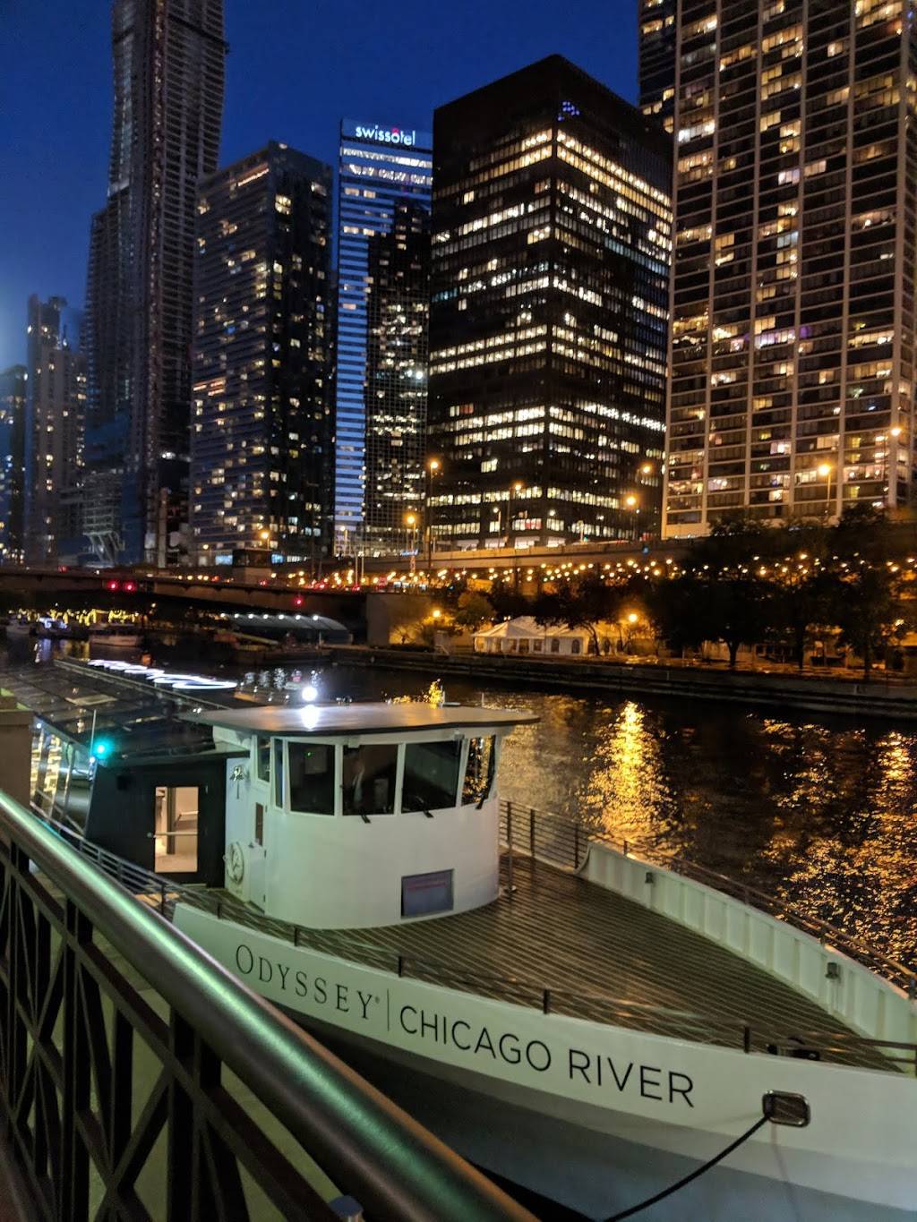 Odyssey Chicago River | restaurant | 455 N Cityfront Plaza Dr, Chicago, IL 60611, USA | 3129984293 OR +1 312-998-4293