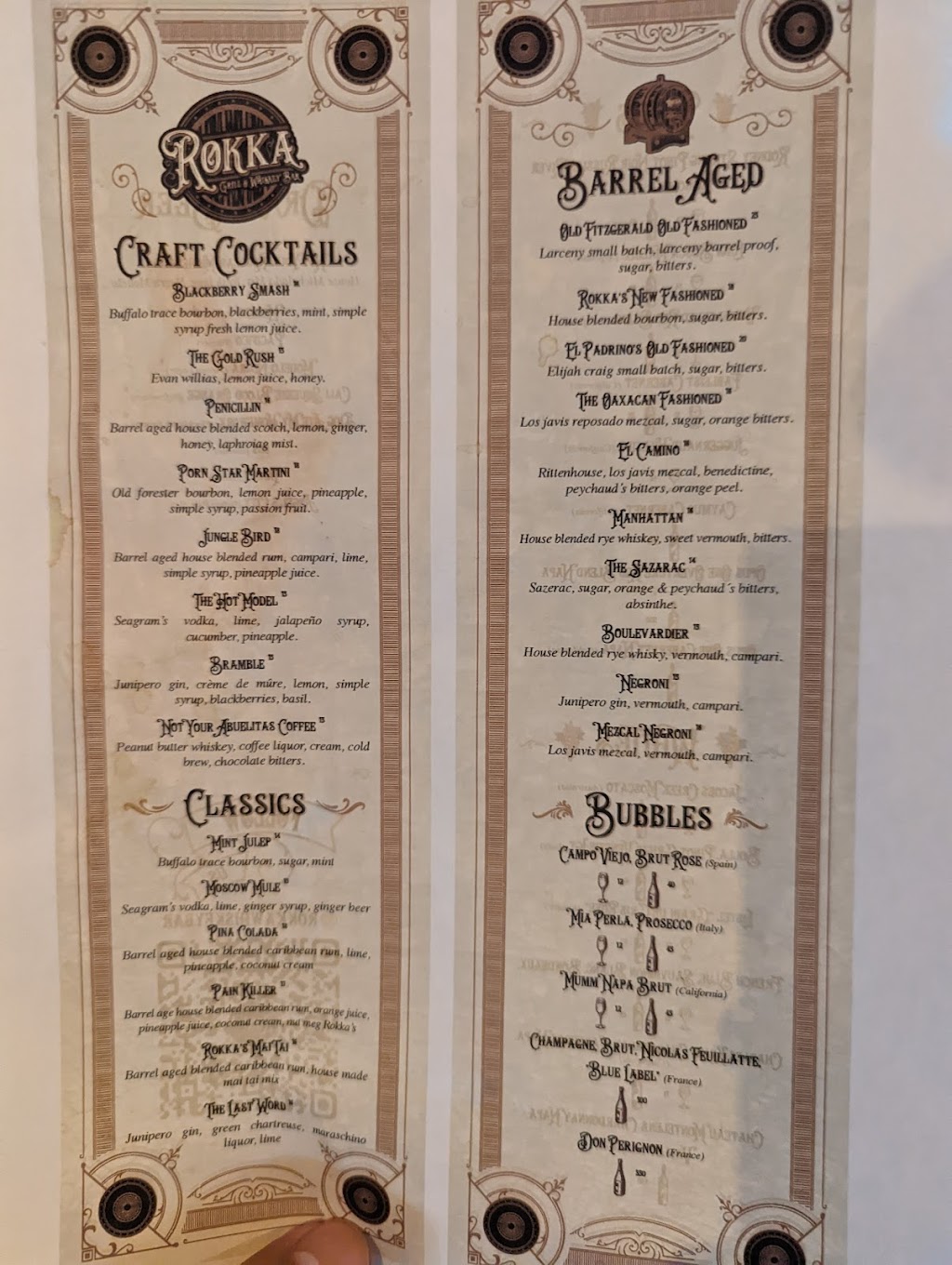 Rokka Whiskey Bar | restaurant | 6746 Greenleaf Ave, Whittier, CA 90601, USA | 5626937039 OR +1 562-693-7039