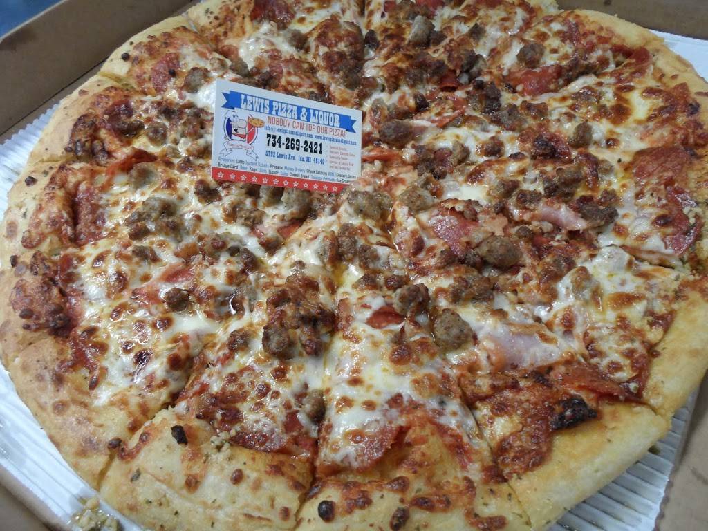 Lewis Pizza & Liquor | meal takeaway | 5792 Lewis Ave, Ida, MI 48140, USA | 7342692421 OR +1 734-269-2421