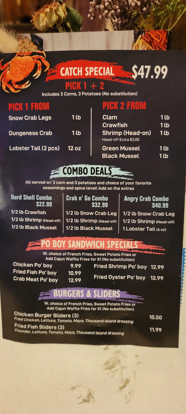 Crab Du Jour | restaurant | 384 Grand St #3, New York, NY 10002, USA | 9176757227 OR +1 917-675-7227