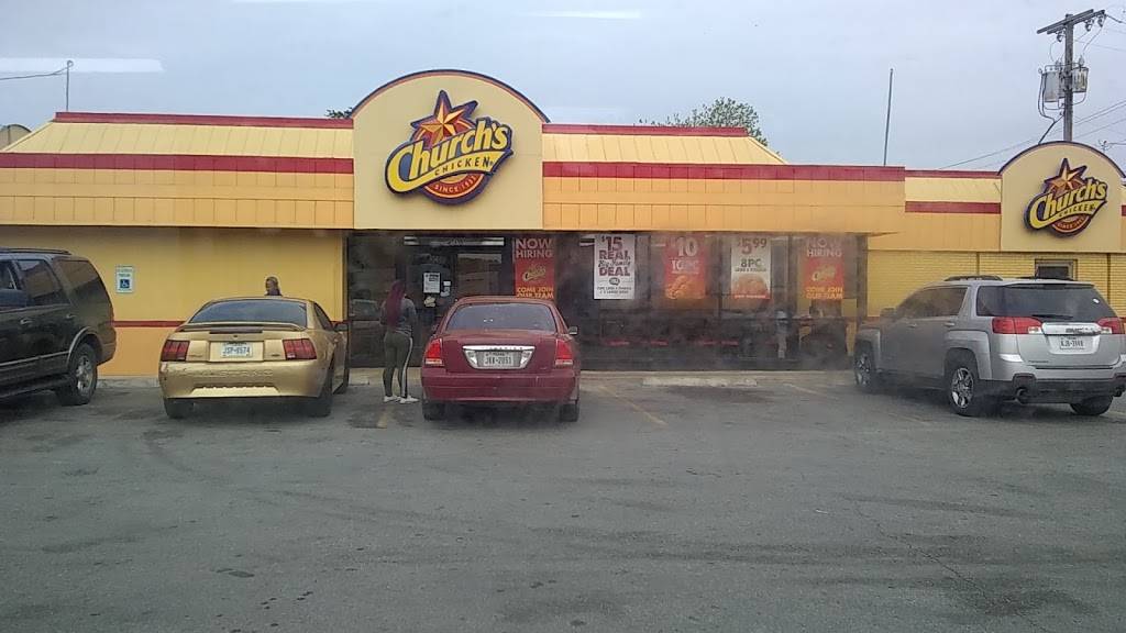 Churchs Chicken | restaurant | 430 S New Braunfels Ave, San Antonio, TX 78203, USA | 2105340111 OR +1 210-534-0111