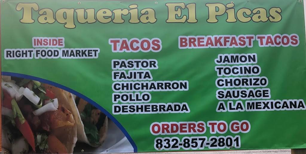 Taqueria El Picas | restaurant | 22570 Ford Rd Suite B, Porter, TX 77365, USA | 8328572801 OR +1 832-857-2801