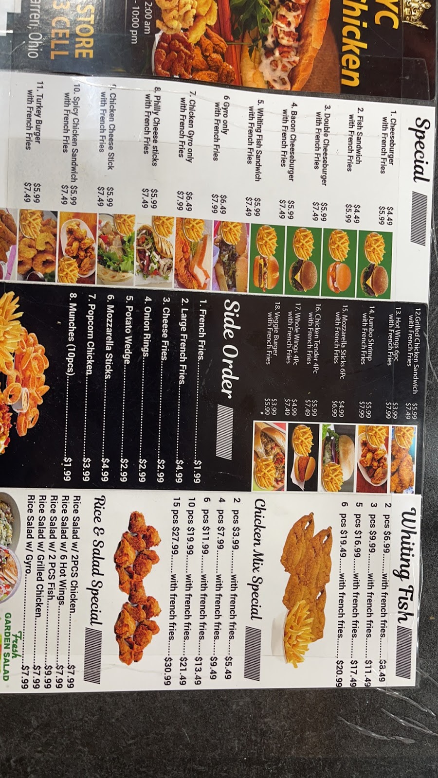 NYC FRIED CHICKEN NORTHEND | restaurant | North end supermarket, 1645 N Park Ave, Warren, OH 44483, USA | 2348063030 OR +1 234-806-3030