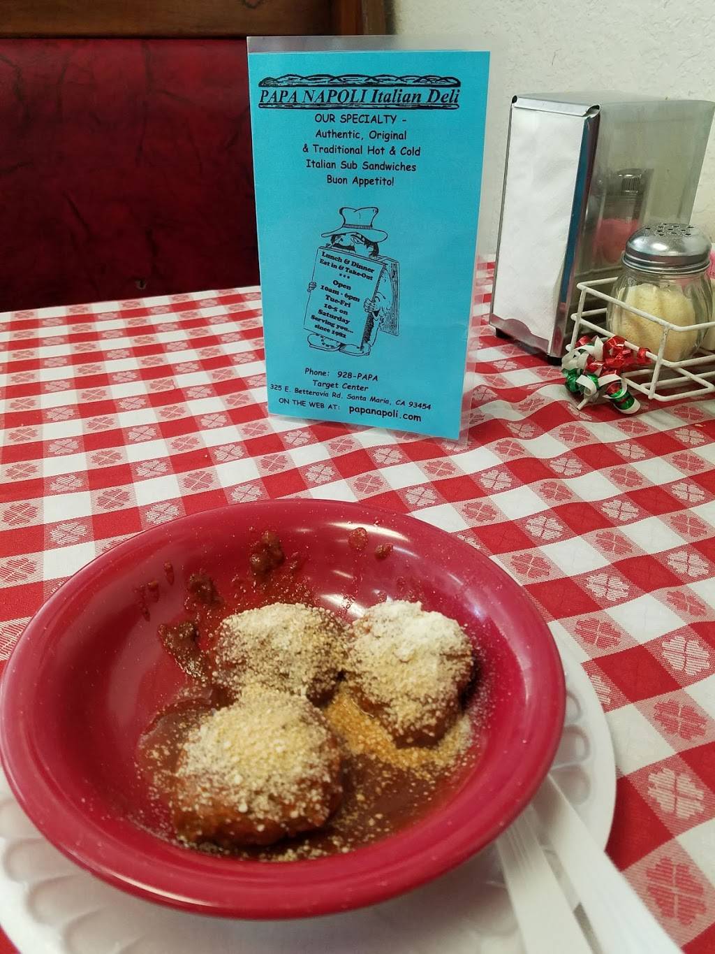 Papa Napoli Italian Deli | restaurant | 325 Betteravia Rd # B9, Santa Maria, CA 93454, USA | 8059287272 OR +1 805-928-7272