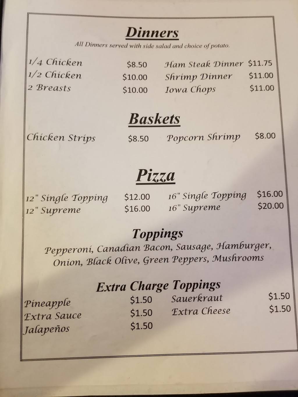 The 10th Inning | restaurant | 110 25th Ave, Gilbertville, IA 50634, USA | 3195052392 OR +1 319-505-2392