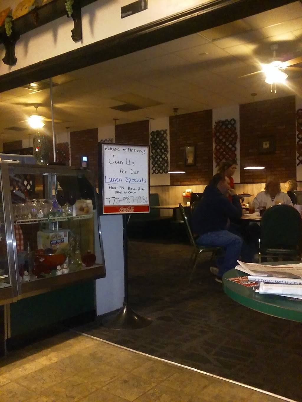 Anthonys Pizza & Pasta | restaurant | 260 Keys Ferry St, McDonough, GA 30253, USA | 7709572236 OR +1 770-957-2236