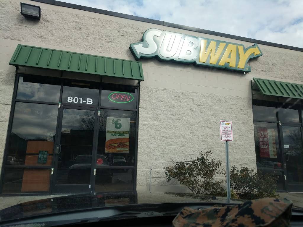 Subway Restaurants | restaurant | 801 B Moye Blvd, Greenville, NC 27834, USA | 2527571009 OR +1 252-757-1009