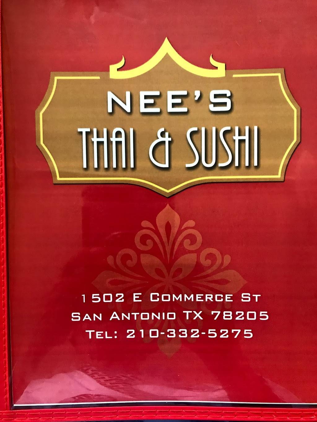 NEES Thai & Sushi | restaurant | 1502 E Commerce St, San Antonio, TX 78205, USA | 2103325275 OR +1 210-332-5275