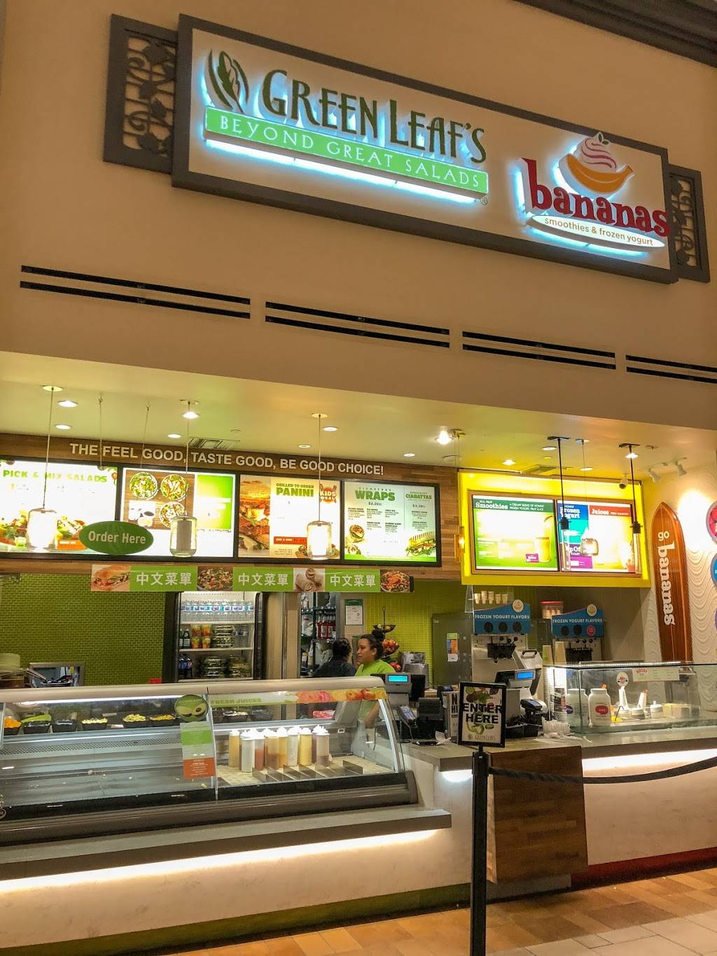 Green Leafs & Bananas | restaurant | 3410 Livermore Outlets Dr Fc1, Livermore, CA 94551, USA | 9252927226 OR +1 925-292-7226