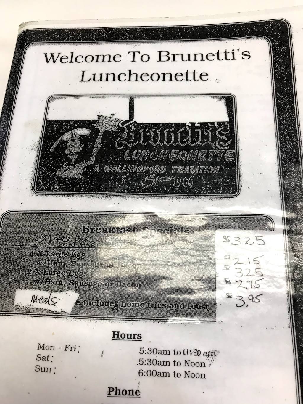 Brunettis Luncheonette | restaurant | 619 Center St, Wallingford, CT 06492, USA | 2032659208 OR +1 203-265-9208