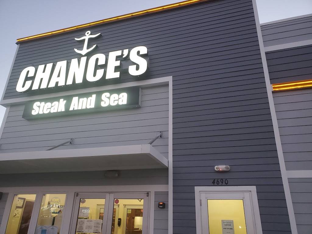 Chances Steak and Sea | restaurant | 4690 East Coast Ln, Shallotte, NC 28470, USA | 9107548100 OR +1 910-754-8100