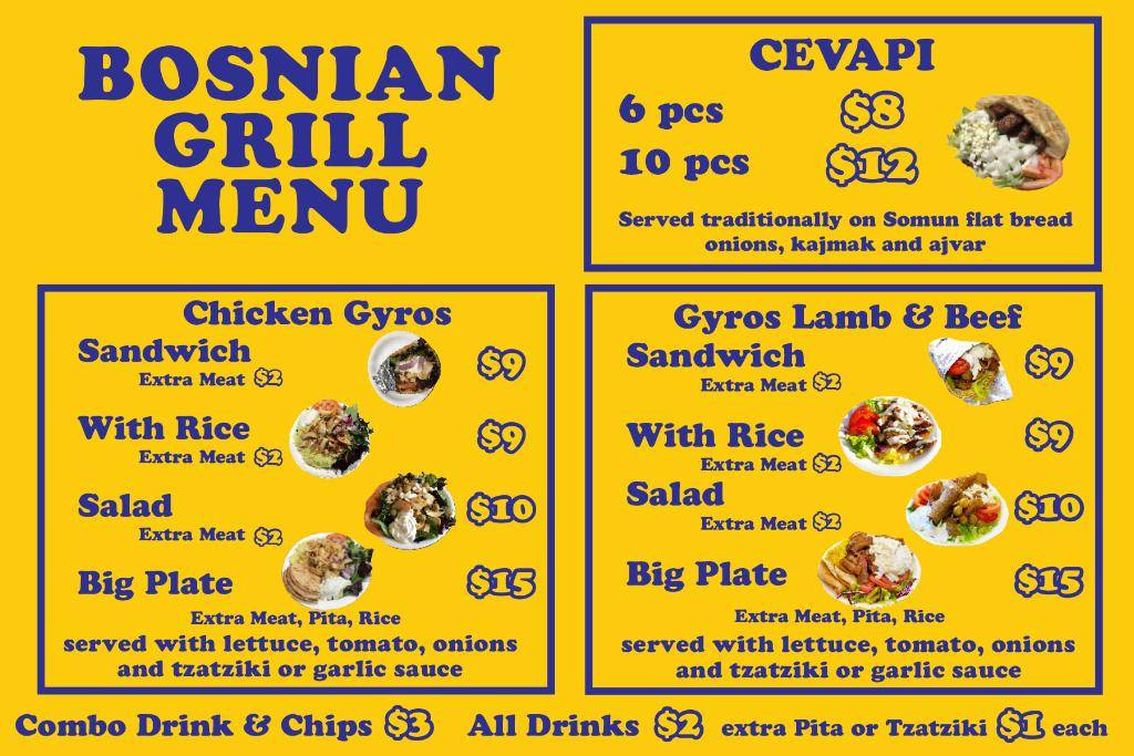 Bosnian Grill | restaurant | 4450 Main St, Chula Vista, CA 91911, USA | 6197180267 OR +1 619-718-0267