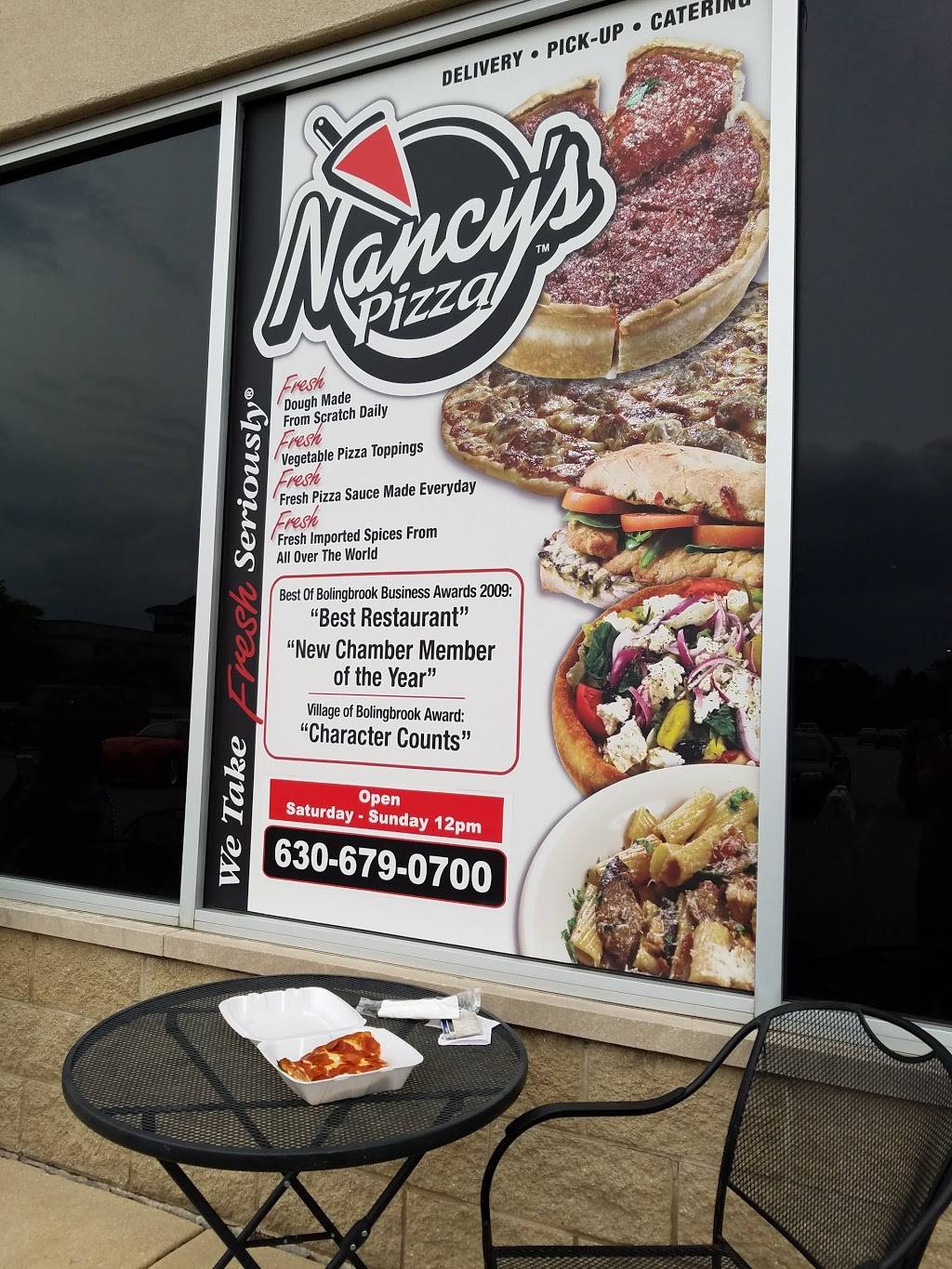 Nancys Pizza | restaurant | 1566, 210 N Weber Rd, Bolingbrook, IL 60440, USA | 6306790700 OR +1 630-679-0700