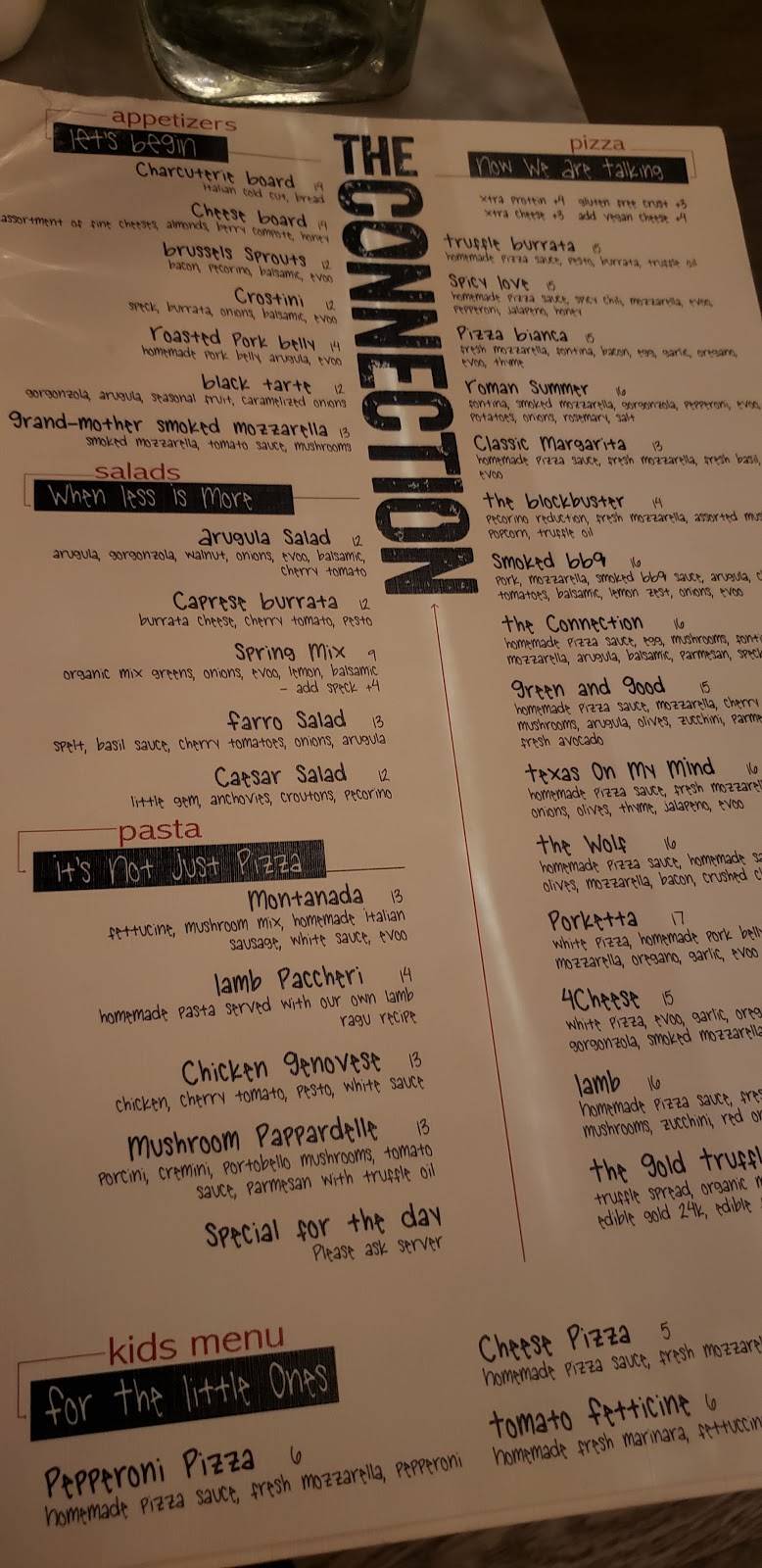 The Connection Pizza & Bar | restaurant | 1100 S Lamar Blvd Suite 2140, Austin, TX 78704, USA | 5122849867 OR +1 512-284-9867