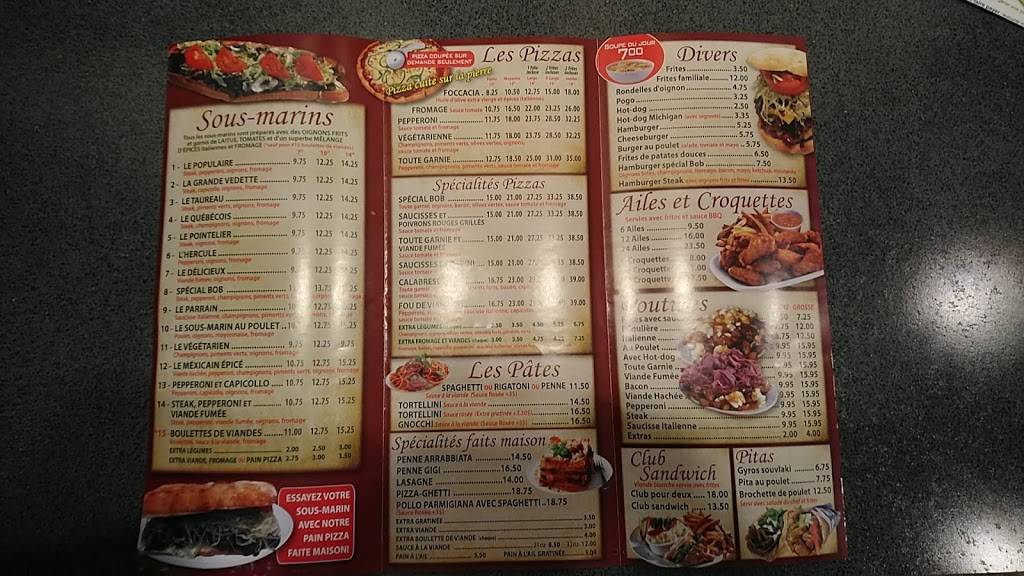 Bob le roi du sous marin | restaurant | 2050 Boulevard René-Laennec, Laval, QC H7M 4J8, Canada | 4506293843 OR +1 450-629-3843