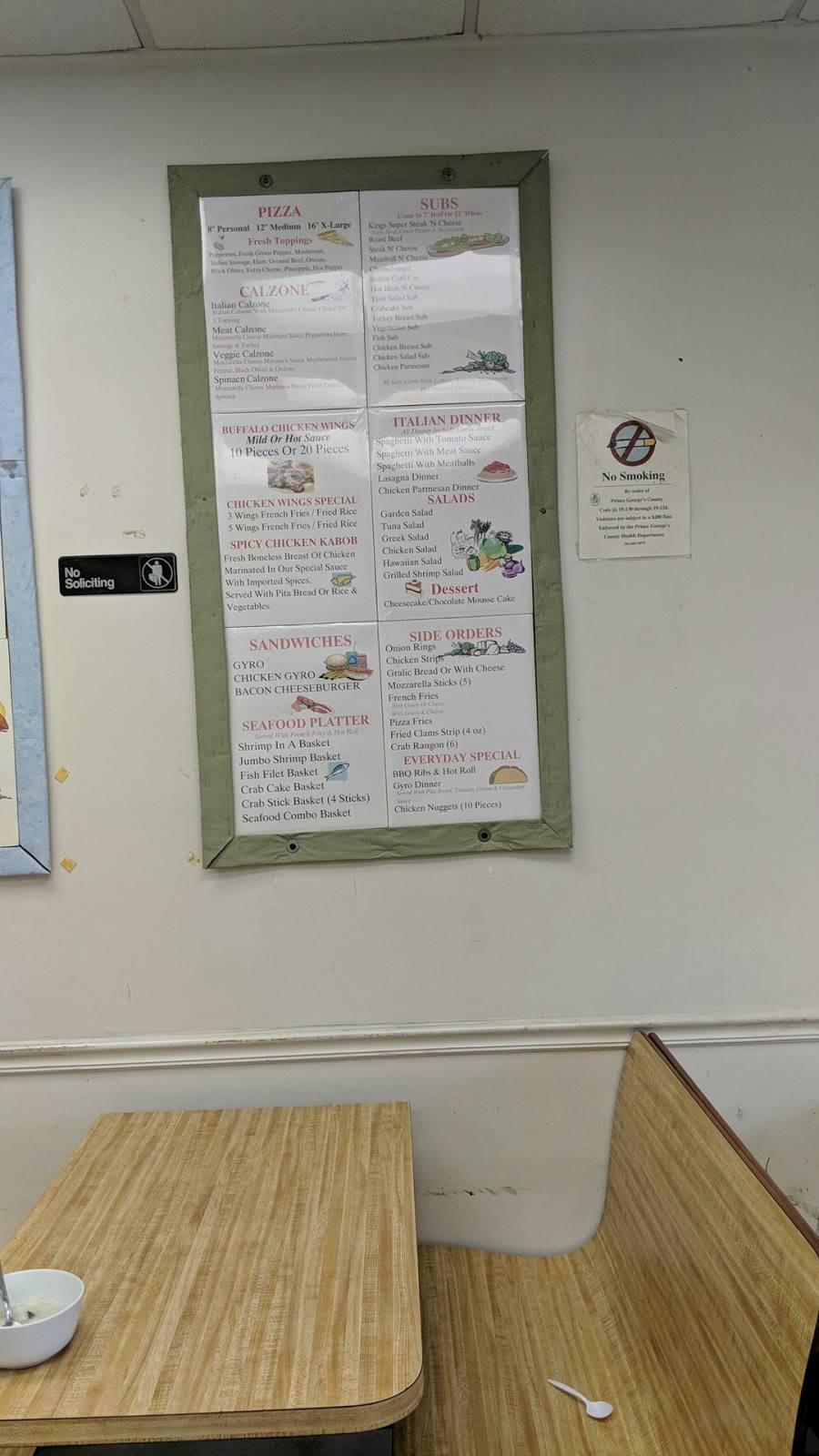 King Carry Out | restaurant | 4414 Powder Mill Rd, Beltsville, MD 20705, USA | 3019379117 OR +1 301-937-9117