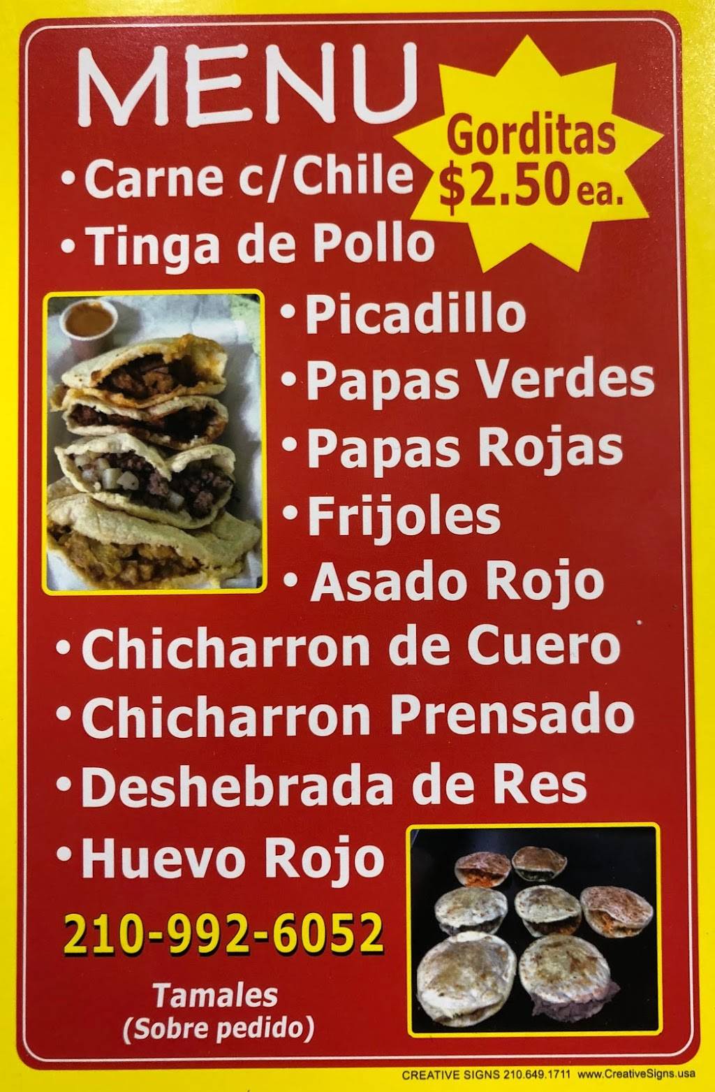 Las Adelitas Gorditas | restaurant | 13041 Nacogdoches Rd, San Antonio, TX 78217, USA | 2109926052 OR +1 210-992-6052