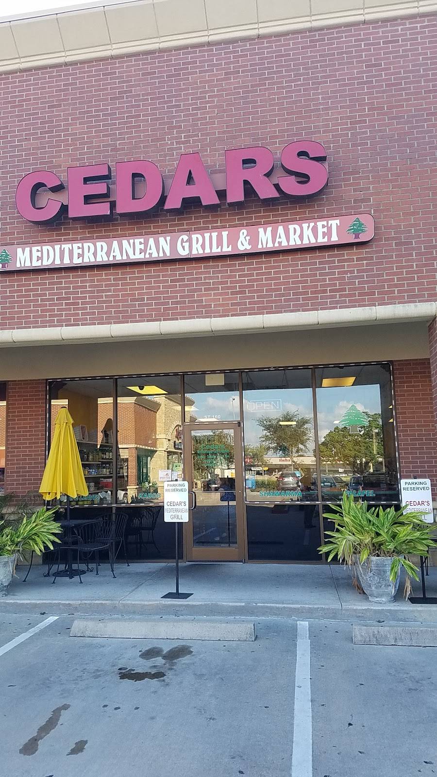 Cedars Mediterranean Grill | restaurant | 1830 S Mason Rd, Katy, TX 77450, USA | 2813923242 OR +1 281-392-3242