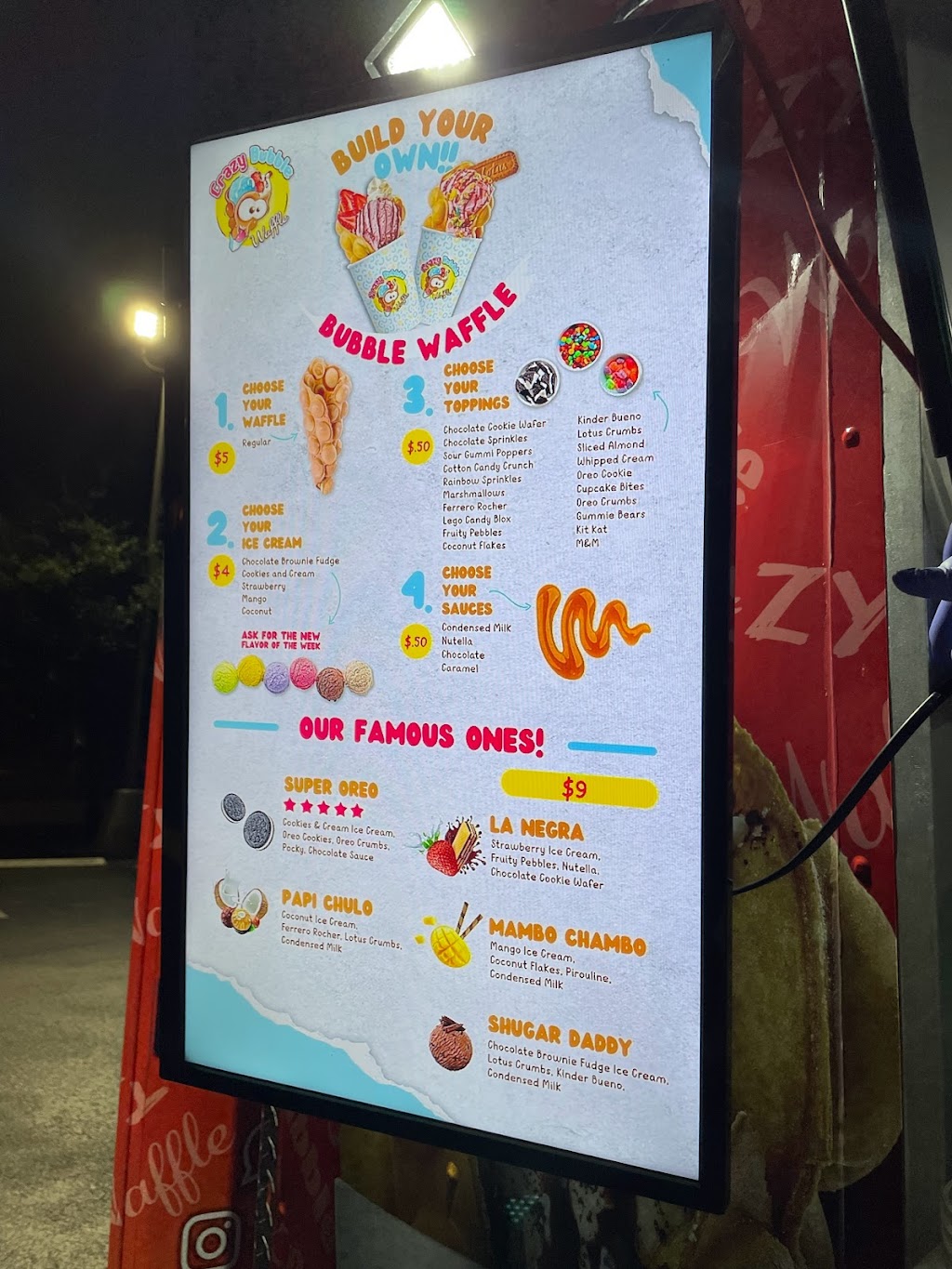 Crazy Bubble Waffle | restaurant | 8980 SW 137th Ave, Miami, FL 33186, USA | 3057205596 OR +1 305-720-5596