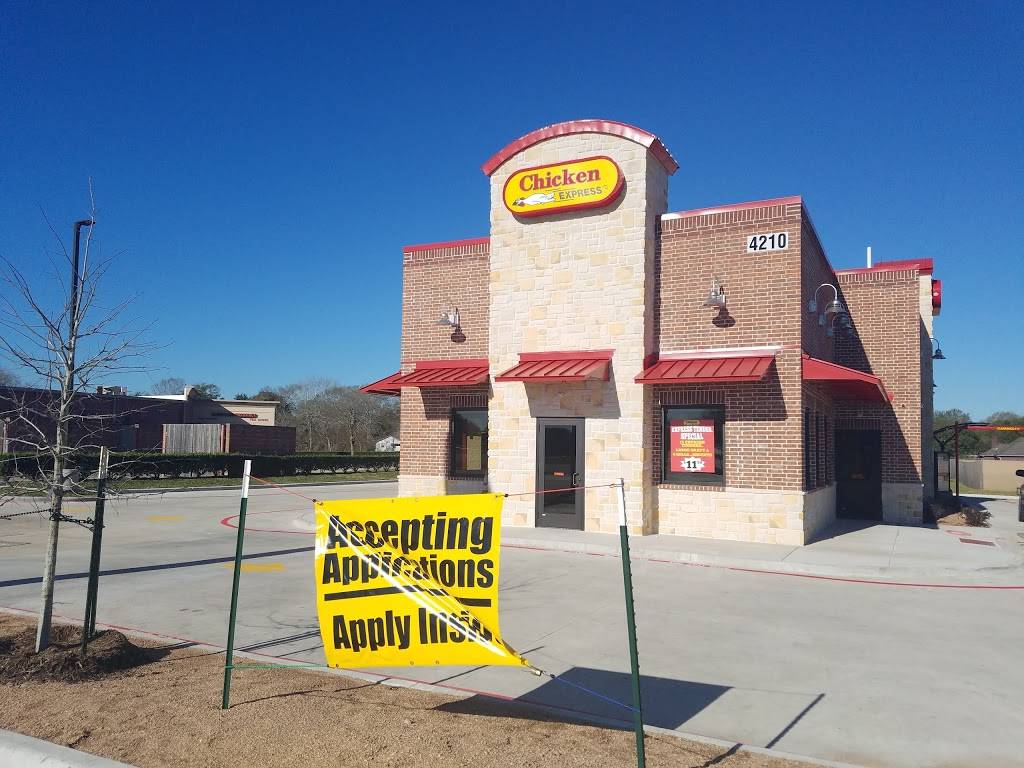 Chicken Express | restaurant | 4210 FM1764, Santa Fe, TX 77517, USA | 4093160387 OR +1 409-316-0387