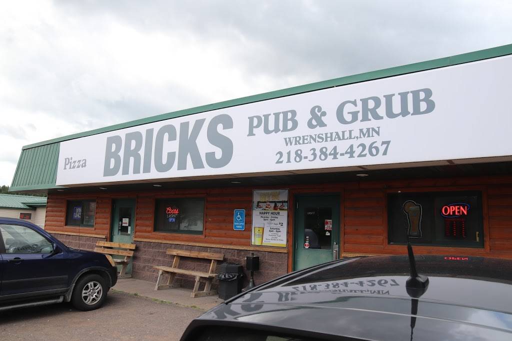 Bricks Pub & Grub | restaurant | 9067, 129 Broadway, Wrenshall, MN 55797, USA | 2183844267 OR +1 218-384-4267