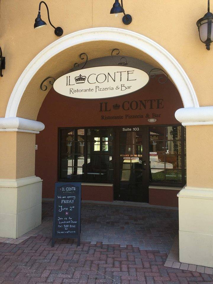 IL Conte Ristorante & Pizzeria | restaurant | 8209 Natures Way UNIT 103, Lakewood Ranch, FL 34202, USA | 9413888062 OR +1 941-388-8062