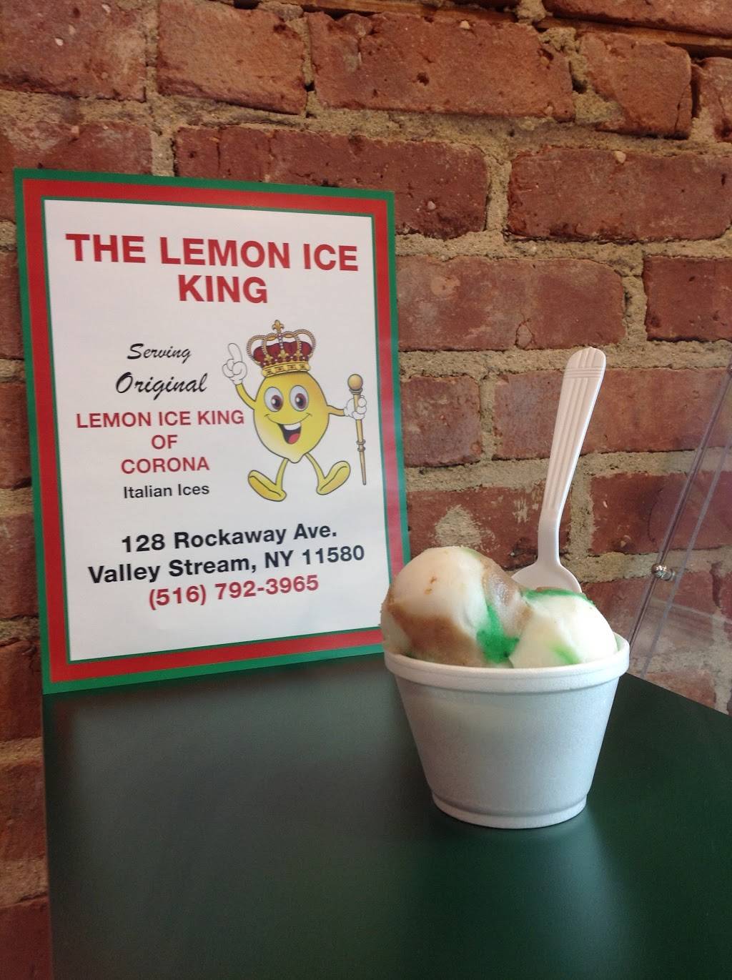 The Lemon Ice King | meal takeaway | 128 Rockaway Ave, Valley Stream, NY 11580, USA | 5167923965 OR +1 516-792-3965