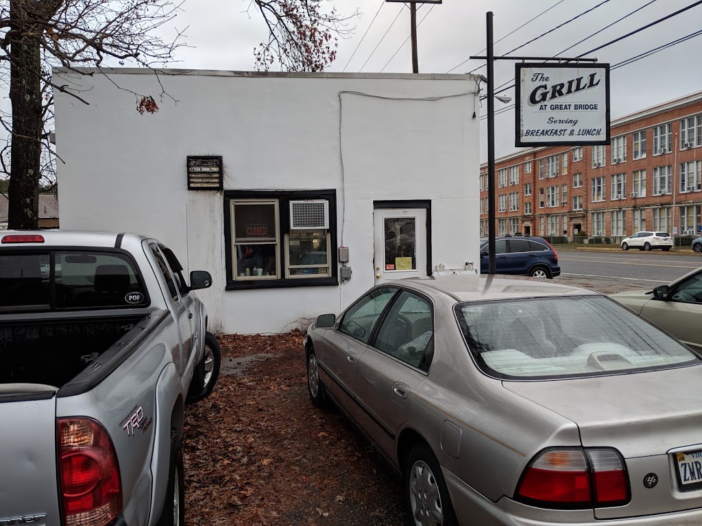 Grill At Great Bridge | restaurant | 388 S Battlefield Blvd, Chesapeake, VA 23322, USA | 7574825362 OR +1 757-482-5362