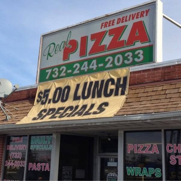 The Real Pizza | meal delivery | 203 NJ-37, Toms River, NJ 08753, USA | 7322442033 OR +1 732-244-2033