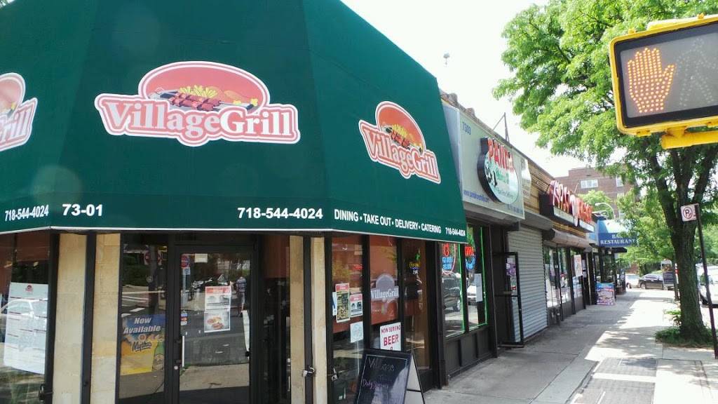 Village Grill | meal takeaway | 7301 Yellowstone Blvd, Forest Hills, NY 11375, USA | 7185444024 OR +1 718-544-4024